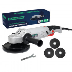 УШМ Electrolite 125/1200Е удлинённая рукоятка, регулировка оборотов