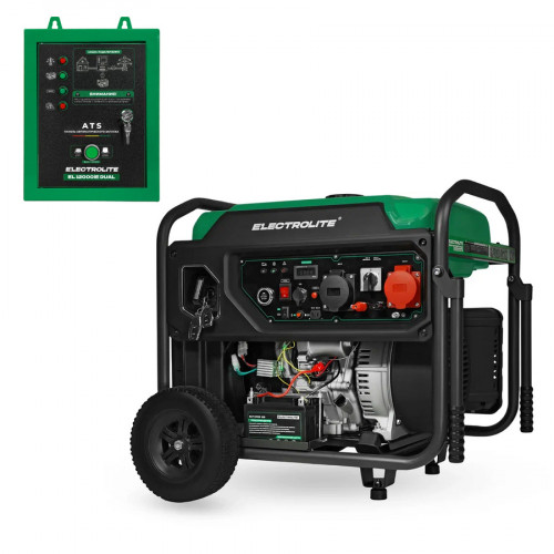Генератор инверторный Electrolite EL 12000iE Dual + Блок автозапуска АВР EL 12000iE