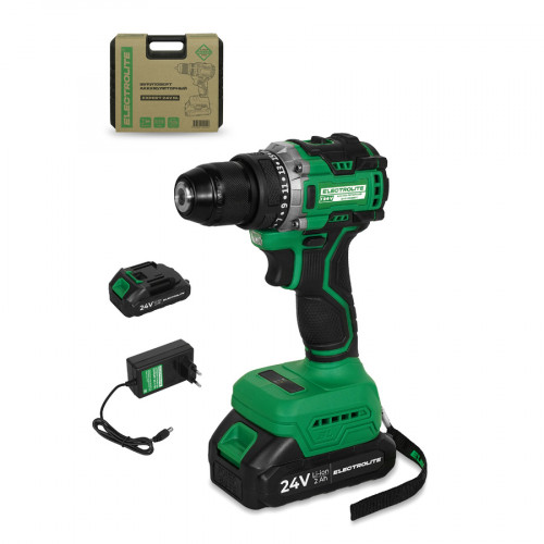 Шуруповерт аккумуляторный Electrolite Expert 24V BL 2акк