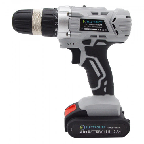 Шуруповерт Electrolite PROFI 18/2.0 New