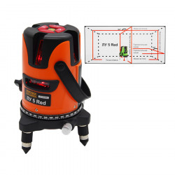 Лазерный уровень Partner for garden ЛУ-5 RED 5 лучей