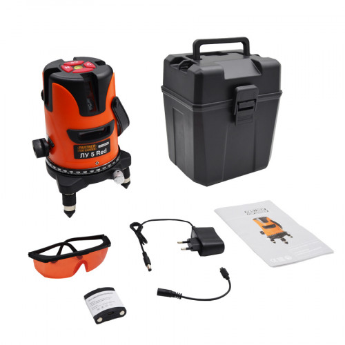 Лазерный уровень Partner for garden ЛУ-5 RED 5 лучей