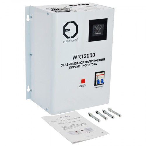 Стабилизатор напряжения Electrolite 12000 WR Релейный