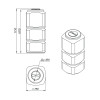 Емкость Экопром L 750 л синяя