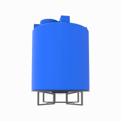 Емкость Экопром T 10000 л синяя на основании для полного слива F
