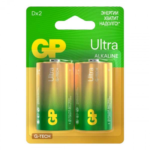 GP LR20 Ultra Alkaline G-TECH 13AUA21-2CRSBC2 BL2