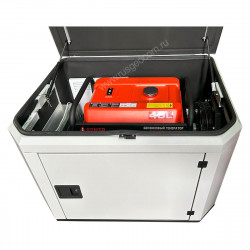 Генератор A-iPower A6000EAX в тихом зимнем кожухе 1200 RAL 7035