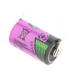 Tadiran SL-550/PR 1/2AA Pins radial с 2 выводами под пайку