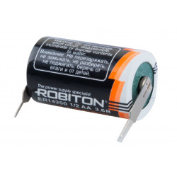 Robiton ER14250-P1M1 ER14250 1/2AA со штырьковыми выводами под пайку PK1