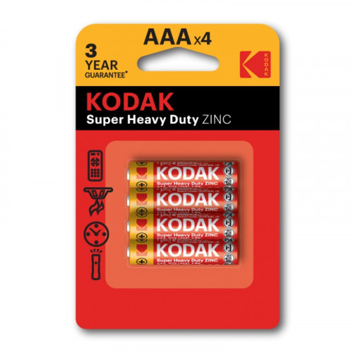 Kodak R03 Super Heavy Duty K3AHZ-4 BL4 (48шт)