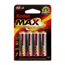 Kodak LR6 MAX SUPER ALKALINE KAA-4 BL4