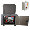 Генератор A-iPower A7000EAX в тихом зимнем кожухе 1200 RAL 7024 + блок автозапуска A-iPower 400 В 25 А