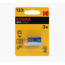 Kodak CR123 MAX LITHIUM K123LA BL1