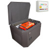 Генератор A-iPower A8000EAX в тихом зимнем кожухе 1200 RAL 8019 + блок автозапуска A-iPower 230В/400В 100А 8 ПИН