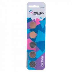 Космос CR2016 Lithium KOC20165BL BL5