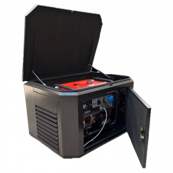Генератор A-iPower A7000EAX в супертихом зимнем кожухе 1400SS RAL 8019