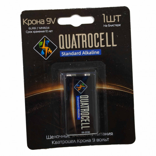 Quatrocell 9V 6LR61 Standard BL1