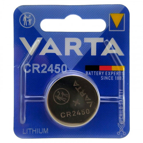 Varta CR2450 Electronics Lithium 6450 06450101401 BL1