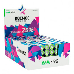 Космос LR03 Alkaline KOCLR03_96BOX SR4