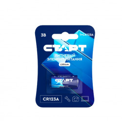 СТАРТ CR123А 1500mah Lithium Blue BL1