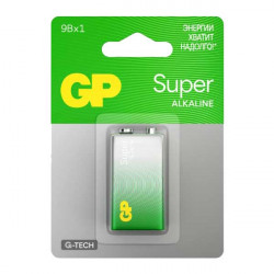 GP 6LR61 Super Alkaline G-TECH 1604AA21-5CRSBC1 BL1