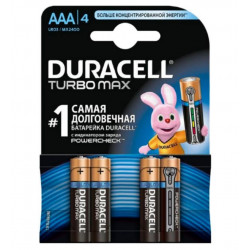 Duracell LR03 Turbo Max MX2400 BL4