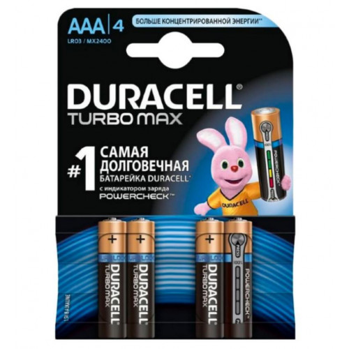 Duracell LR03 Turbo Max MX2400 BL4