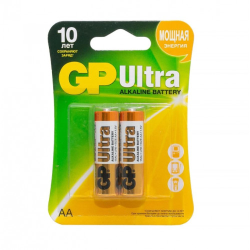 GP LR6 Ultra Alkaline 15AU-2CR2 BL2