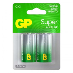 GP LR14 Super Alkaline G-TECH 14AA21-2CRSBC2 BL2
