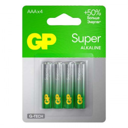 GP LR03 Super Alkaline G-TECH 24AA21-2CRSBC4 BL4