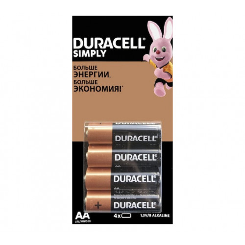 Duracell LR6 Simply AA MN1500 BL4