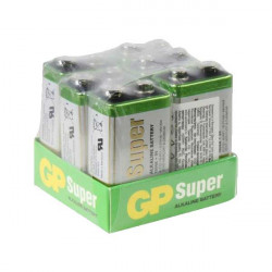 GP 6LR61 Super Alkaline 1604A-5CRB6 BOX6