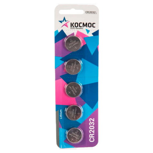 Космос CR2032 Lithium KOC20325BL BL5