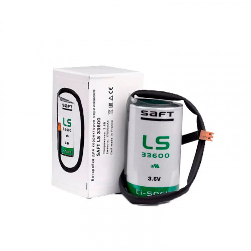 Saft LS33600 D 3.6v для корректоров объема газа EK270 (260)