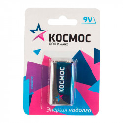 Космос 6LR61 9v Alkaline KOC6LR61MAX1BL BL1
