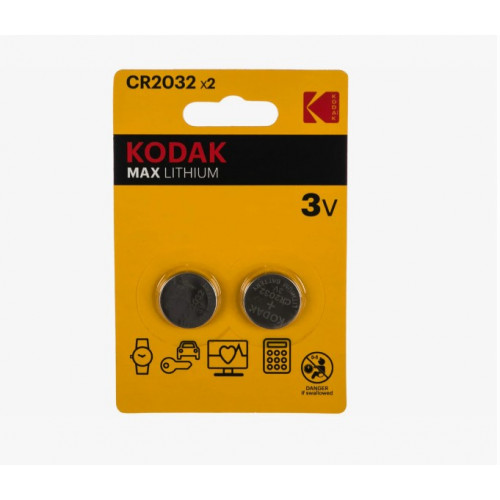 Kodak CR2032 MAX LITHIUM BL2