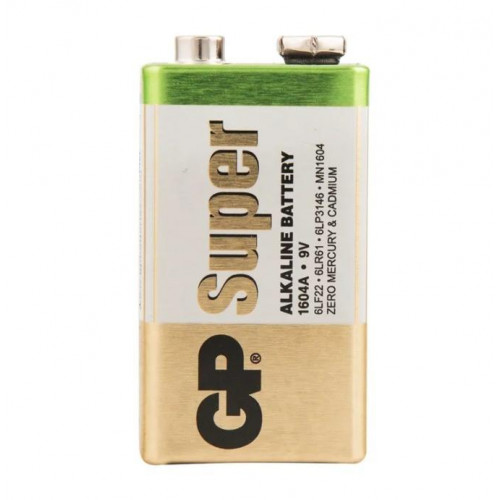 GP 6LR61 Super Alkaline 1604A-5S1 SR1