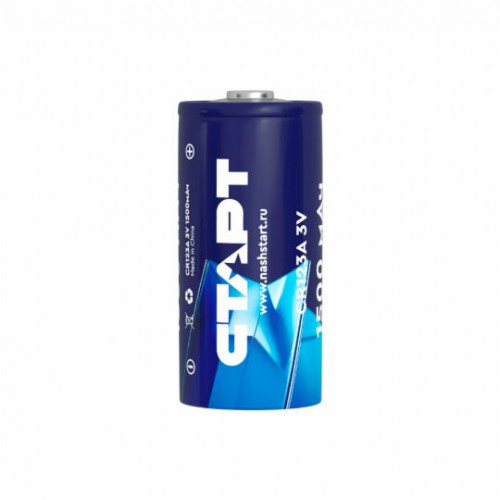 СТАРТ CR123АH-B 1600mah Lithium Blue BULK50