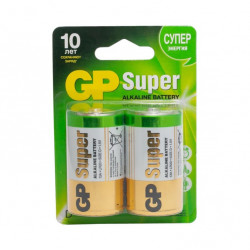 GP LR20 Super Alkaline 13A-2CR2 BL2