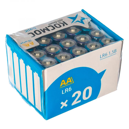 Космос LR6 Alkaline KOCLR620BOX BOX20