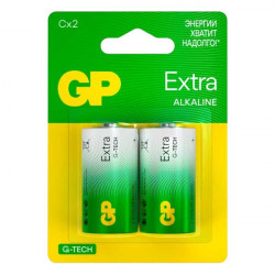 GP LR14 Extra Alkaline G-TECH 14AXA21-2CRSBC2 BL2
