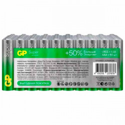 GP LR03 Super Alkaline G-TECH 24AA21-2CRSWC60 SR60