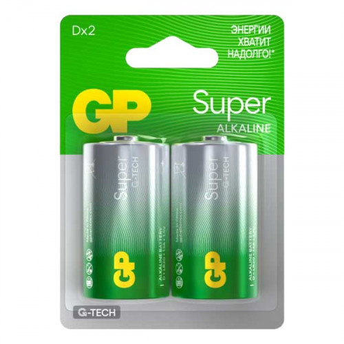 GP LR20 Super Alkaline G-TECH 13AA21-2CRSBC2 BL2