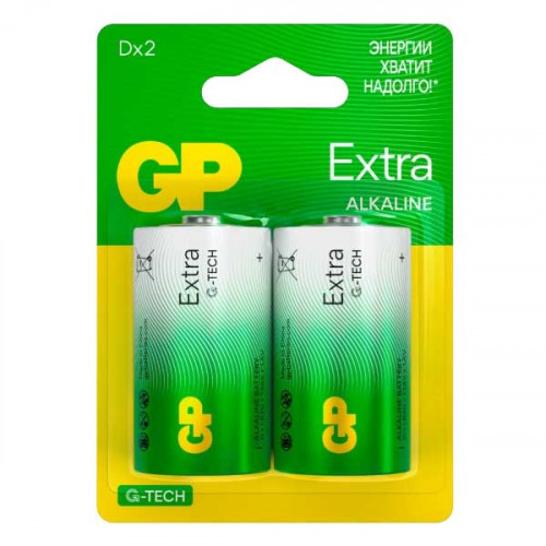 GP LR20 Extra Alkaline G-TECH 13AXA21-2CRSBC2 BL2