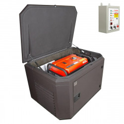 Генератор A-iPower A6000EAX в тихом зимнем кожухе 1200 RAL 8019 + блок автозапуска A-iPower 230 В 50 А
