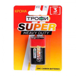 Трофи 6F22 Super Heavy Duty Zinc BL1