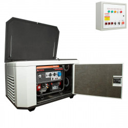 Генератор A-iPower A7000EAX в супертихом зимнем кожухе 1400SS RAL 7035 + блок автозапуска A-iPower 230В/400В 100А 8 ПИН