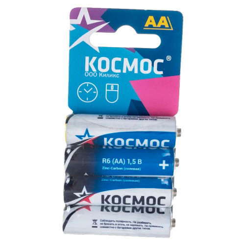 Космос R6 Zinc Carbon KOCR64BL BL4