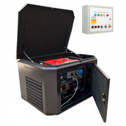 Генератор A-iPower A7000EAX в супертихом зимнем кожухе 1400SS RAL 8019 + блок автозапуска A-iPower 230В/400В 100А 8 ПИН