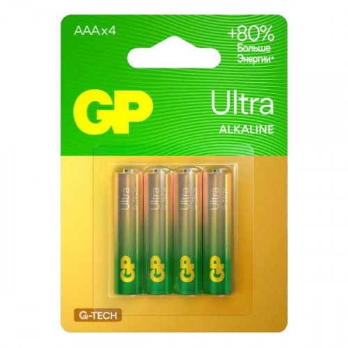 GP LR03 Ultra Alkaline G-TECH 24AUA21-2CRSBC4 BL4